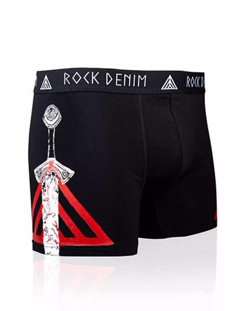 4-Pak Viking Sword Boksershorts - Sort^* Flash Sale