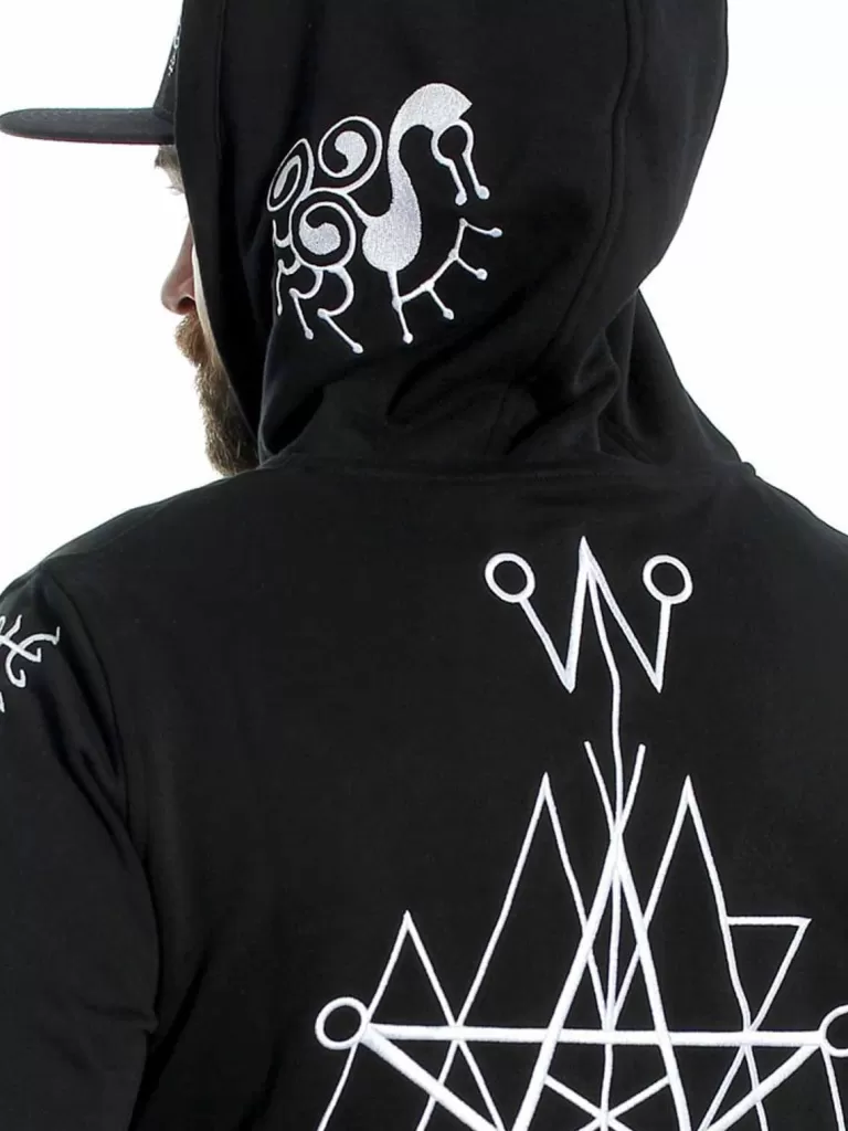 Pentagaldr Hoodie - Sort^Old Norse Outlet